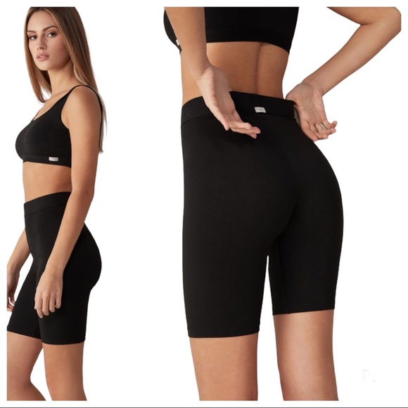 intimissimi Pants - Intimissimi Sz M Cotton Biker Shorts Blk NWT